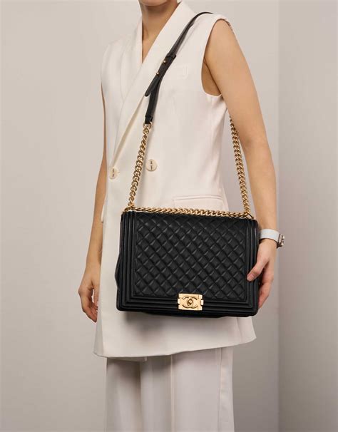 chanel boy flap bag punk|chanel black boyfriend bag.